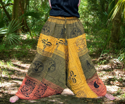 ✨ Amber Horizon - Aladdin Yoga & Festival Pants ✨