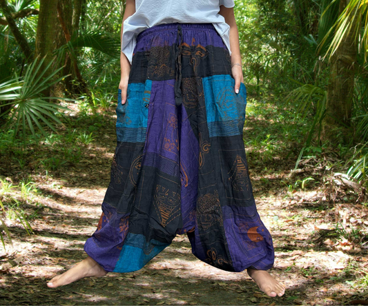 ✨ Twilight Veil - Aladdin Yoga & Festival Pants ✨