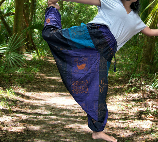 ✨ Twilight Veil - Aladdin Yoga & Festival Pants ✨