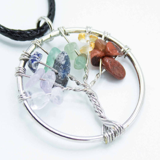 Harmony Grove – Tree of Life Chakra Necklace 🌳✨