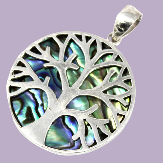 Ocean’s Wisdom – Silver Tree of Life Pendant 🌳🌊