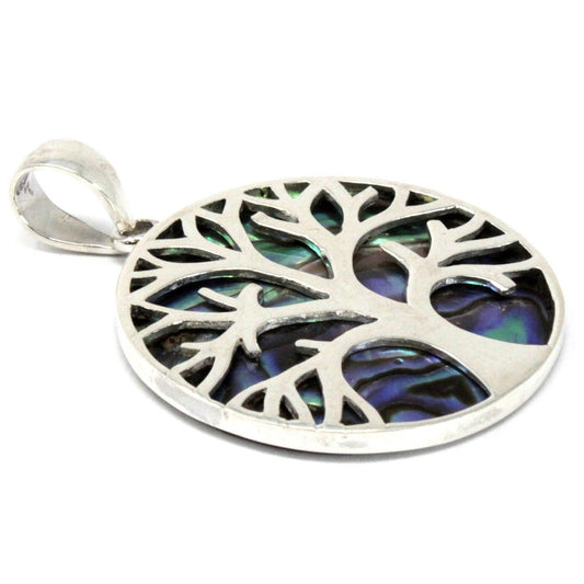 Ocean’s Wisdom – Silver Tree of Life Pendant 🌳🌊