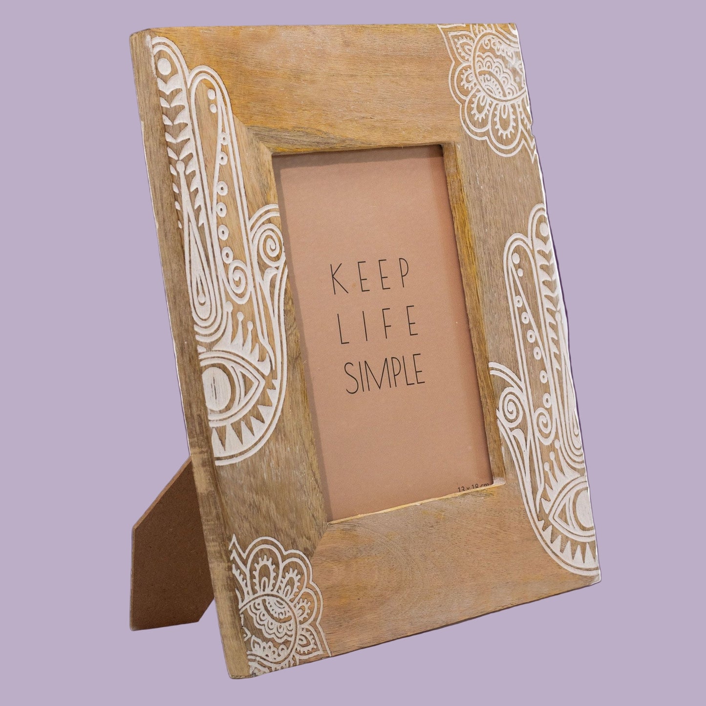 Large Mango Wood Picture Frame – Hansa Design (White)