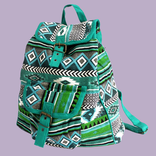 Wanderlust Backpack – Ocean Mirage 🌊✨