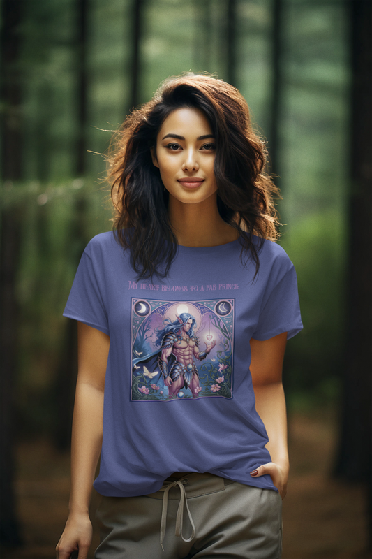 My heart belongs to a fae prince Organic Cotton T-Shirt