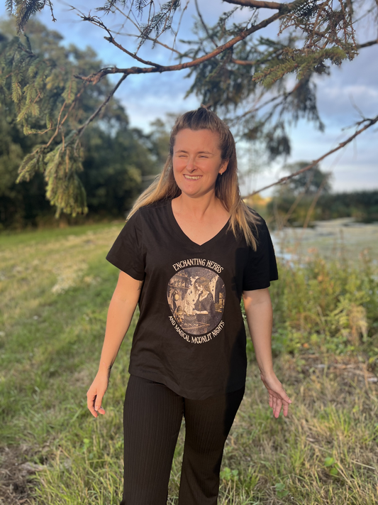 Enchanting herbs and magical moonlit nights T shirt
