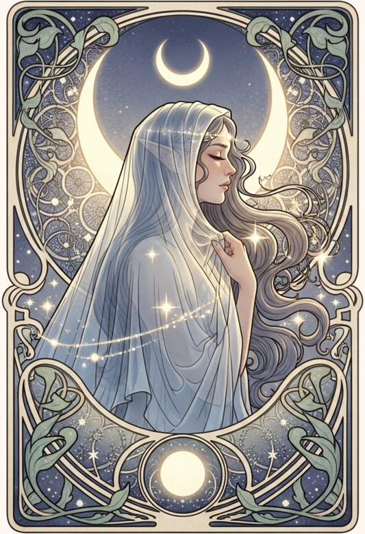 Moonlit Veil – Lustre Fine Art Print