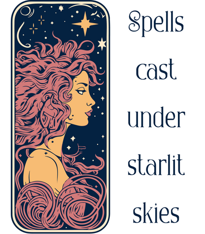 Spells Cast Under Starlit Skies – Women's Crop Top