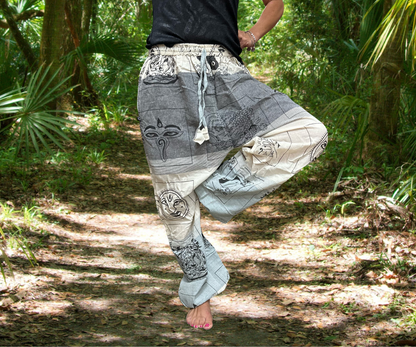 ✨ Moonlit Mist - High Cross Yoga and Festival Pants ✨