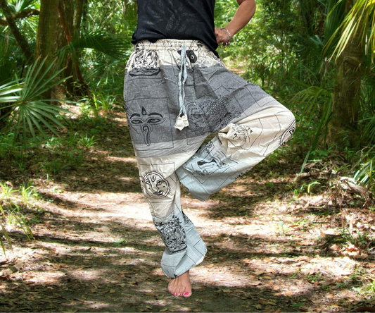 ✨ Moonlit Mist - High Cross Yoga and Festival Pants ✨