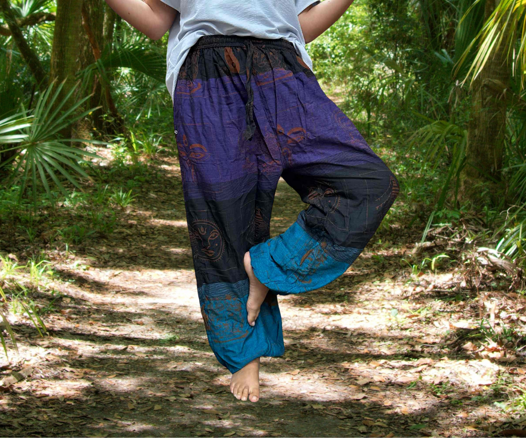 ✨ Twilight Veil - High Cross Yoga & Festival Pants ✨