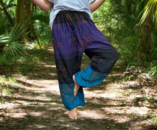 ✨ Twilight Veil - High Cross Yoga & Festival Pants ✨