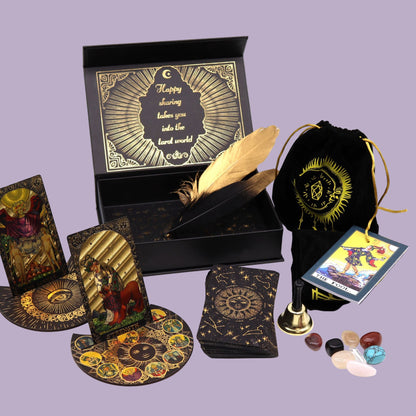 Gold Foil Tarot Gift Set – A Tarot Experience Like No Other