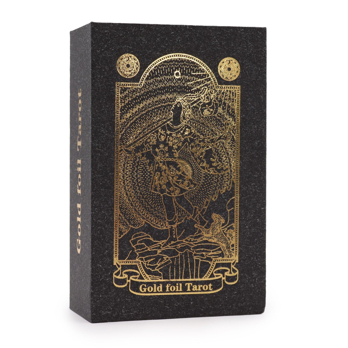 Gold & Black Foil Tarot Set – Elegance Meets Mysticism