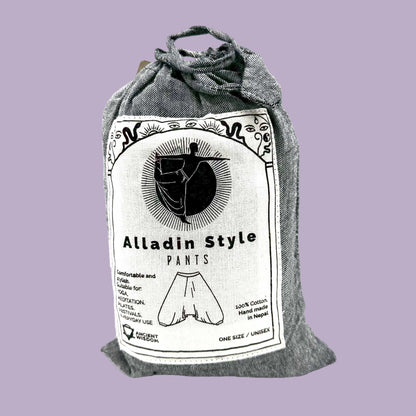✨ Moonlit Mist - Aladdin Yoga & Festival Pants