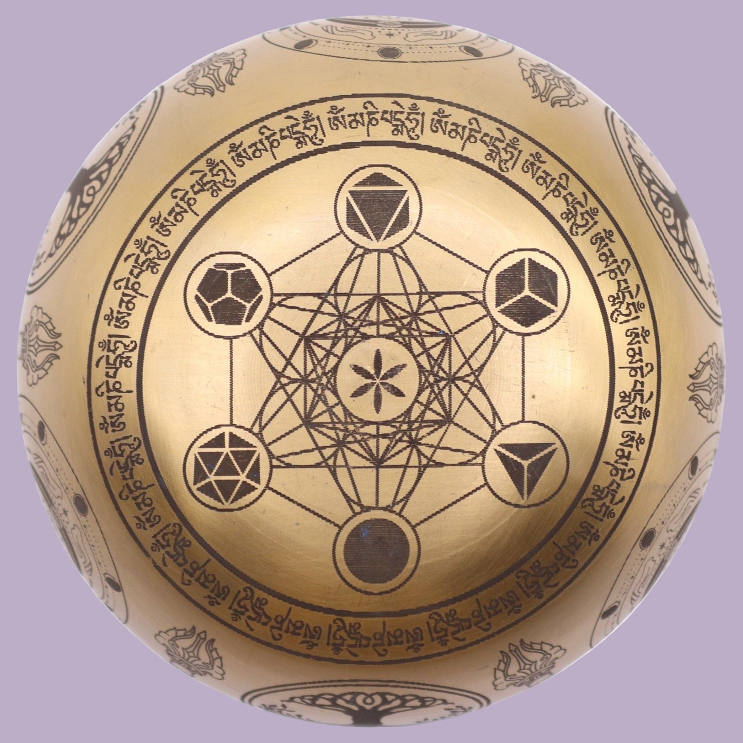 Handcrafted Brass Singing Bowl Set – Set of 4