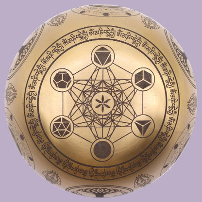 Handcrafted Brass Singing Bowl Set – Set of 4