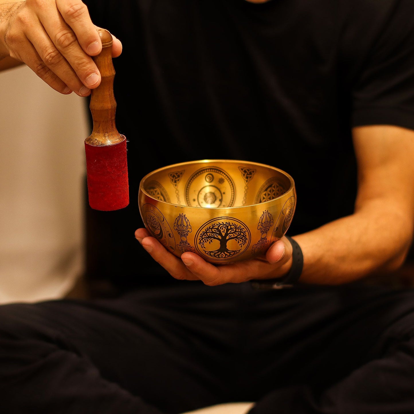 Handcrafted Brass Singing Bowl Set – Set of 4