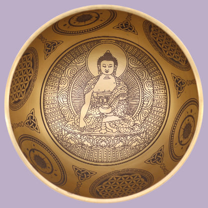 Handcrafted Brass Singing Bowl Set – Set of 4