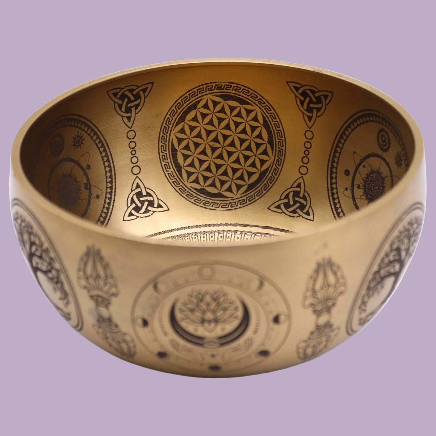 Handcrafted Brass Singing Bowl Set – Set of 4