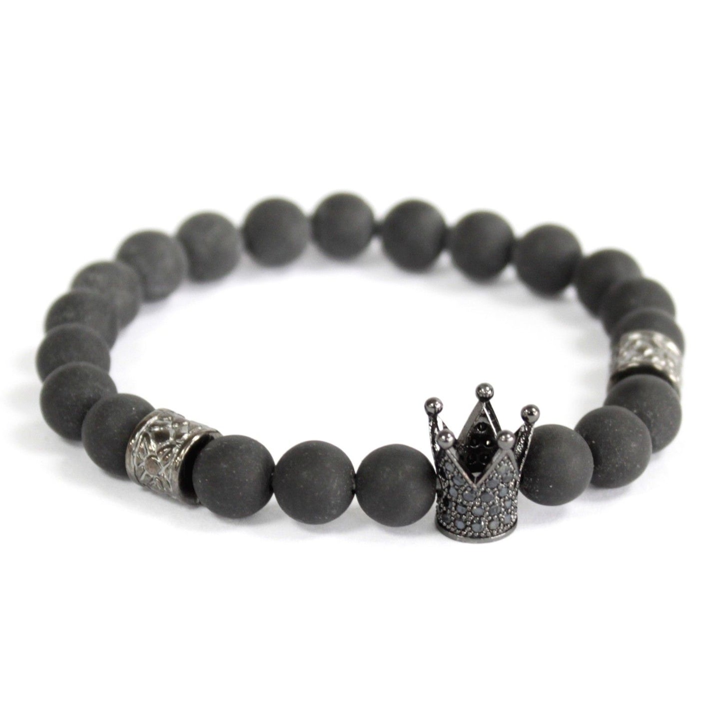 Shadow Guard – Protective Agate Bracelet 🖤✨