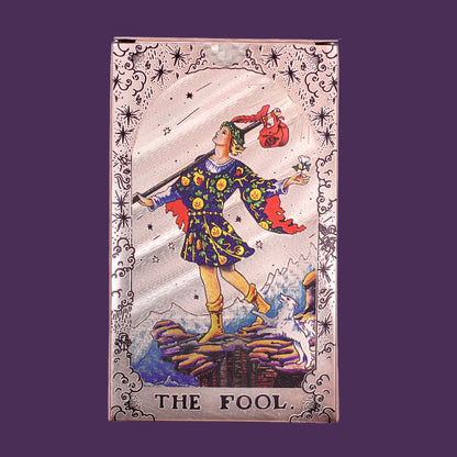 Rose Gold Foil Moon Phase Tarot Deck – Illuminate Your Intuition