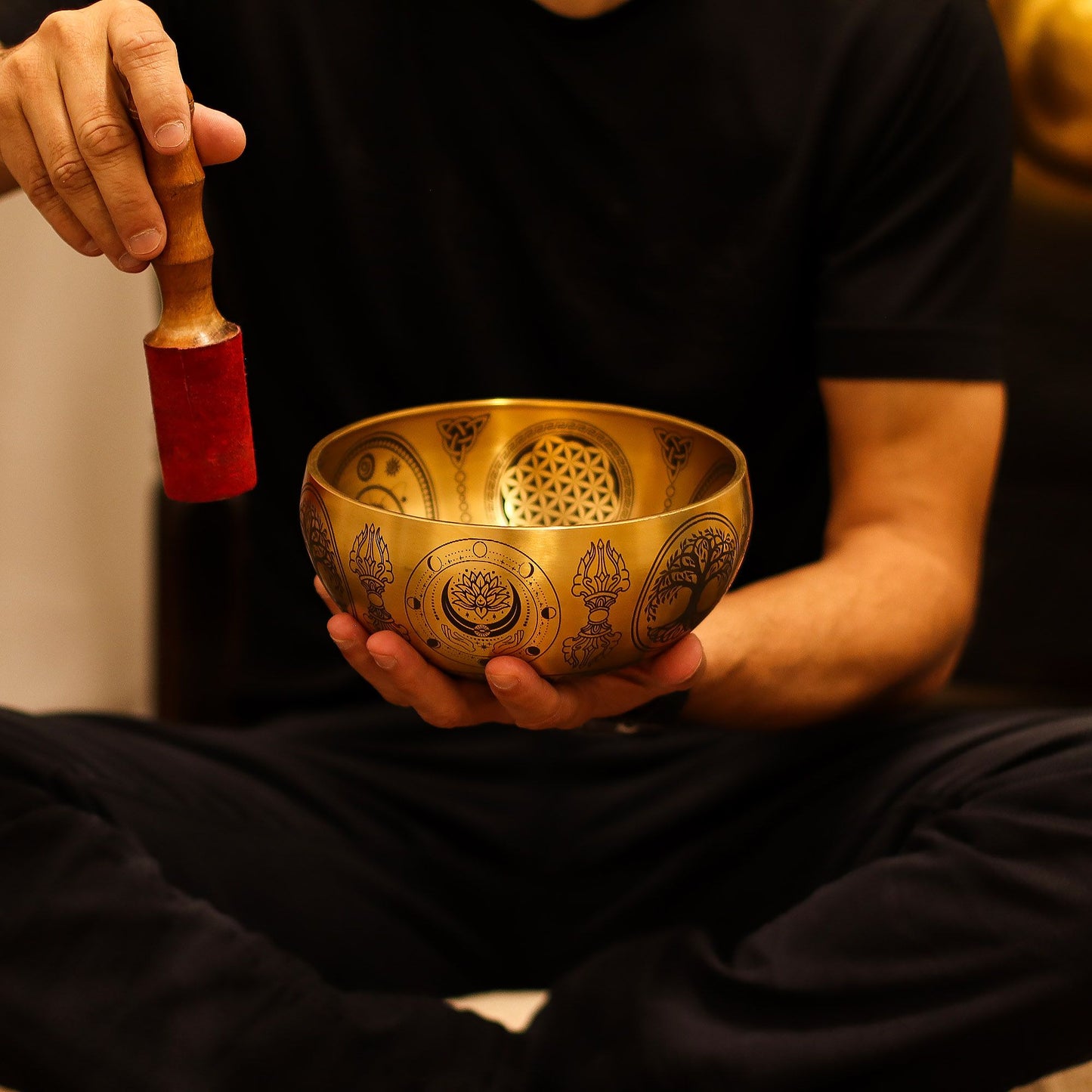 Handcrafted Brass Singing Bowl Set – Set of 4