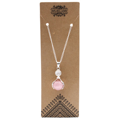 Heart’s Embrace – Rose Quartz Healing Hands Pendant 🌸🤲
