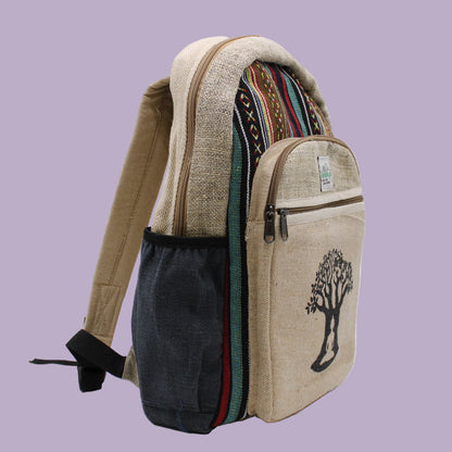 🌿 Enlighten Me - Large Hemp Backpack