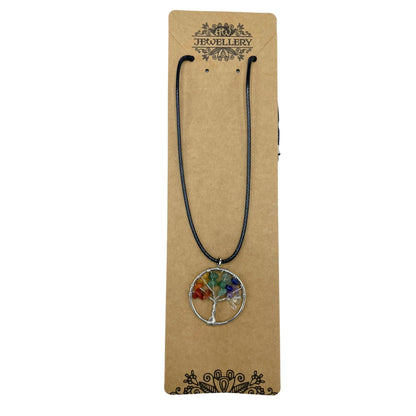 Harmony Grove – Tree of Life Chakra Necklace 🌳✨