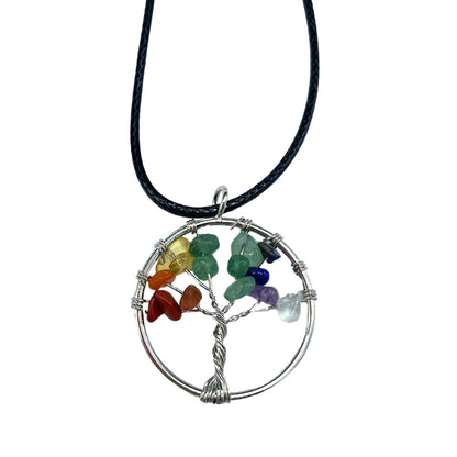 Harmony Grove – Tree of Life Chakra Necklace 🌳✨