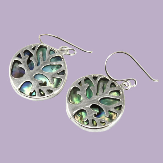 Ocean’s Whisper – Tree of Life Earrings 🌳🌊