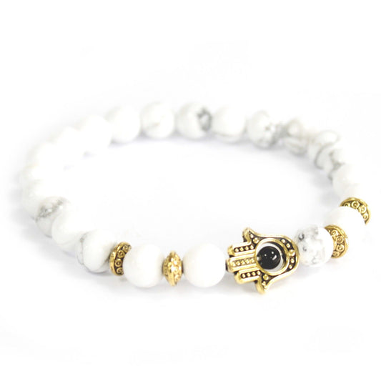 Calm Haven – Howlite Serenity Bracelet 🤍✨