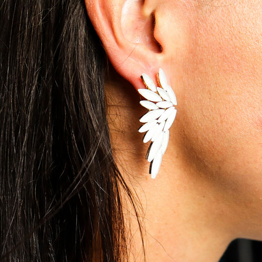 Pearl Angel Wings Earrings – Uplift Your Spirit