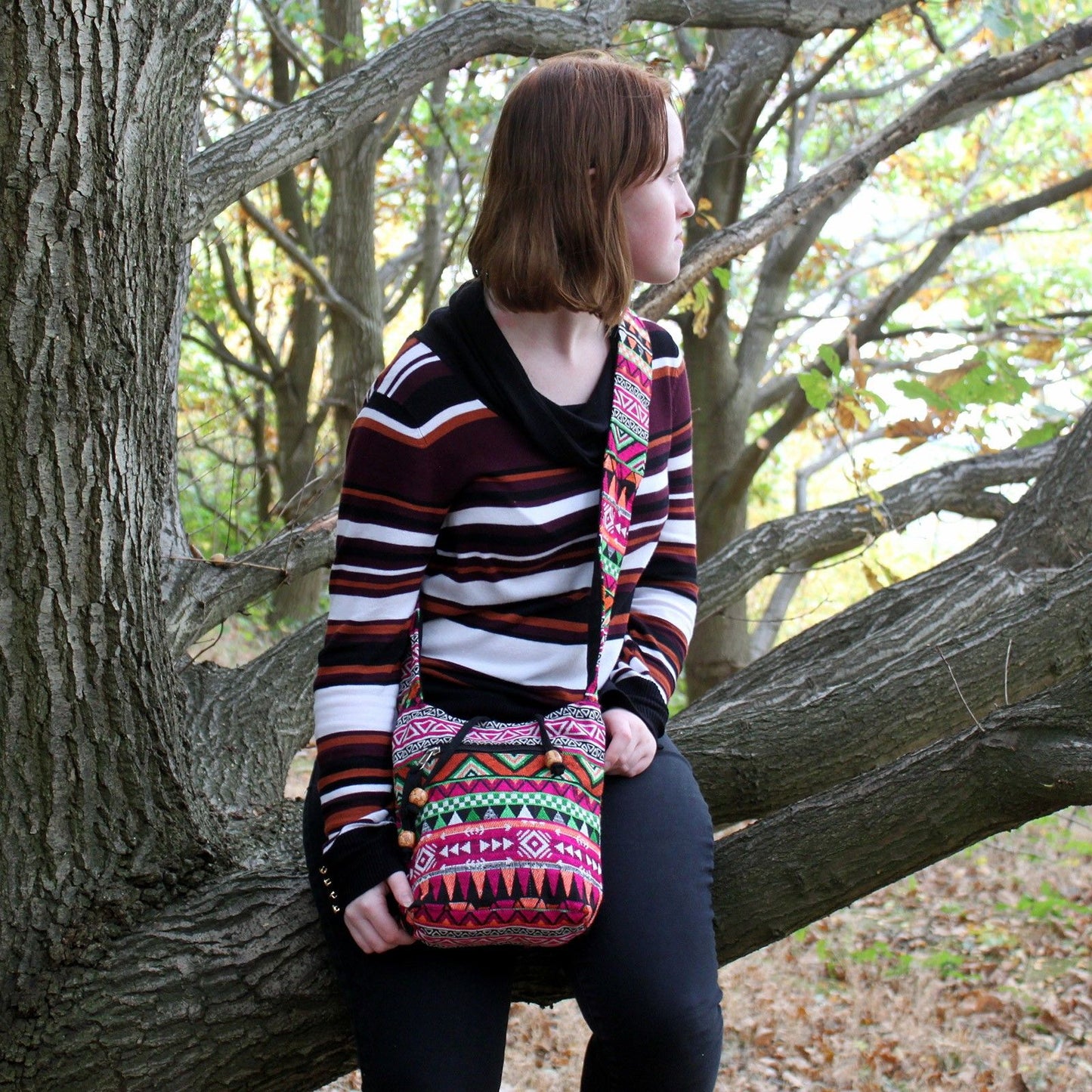 Wanderlust Sling – Pink Sunset 🌸✨