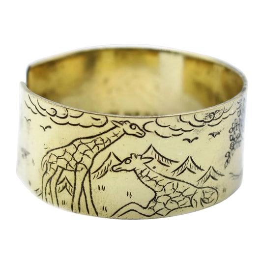 Golden Roots – Brass Tibetan Bracelet 🌳✨