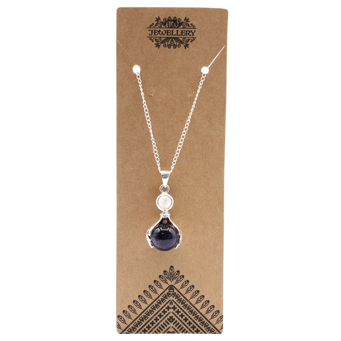 Serenity Embrace – Amethyst Healing Hands Pendant 💜🤲