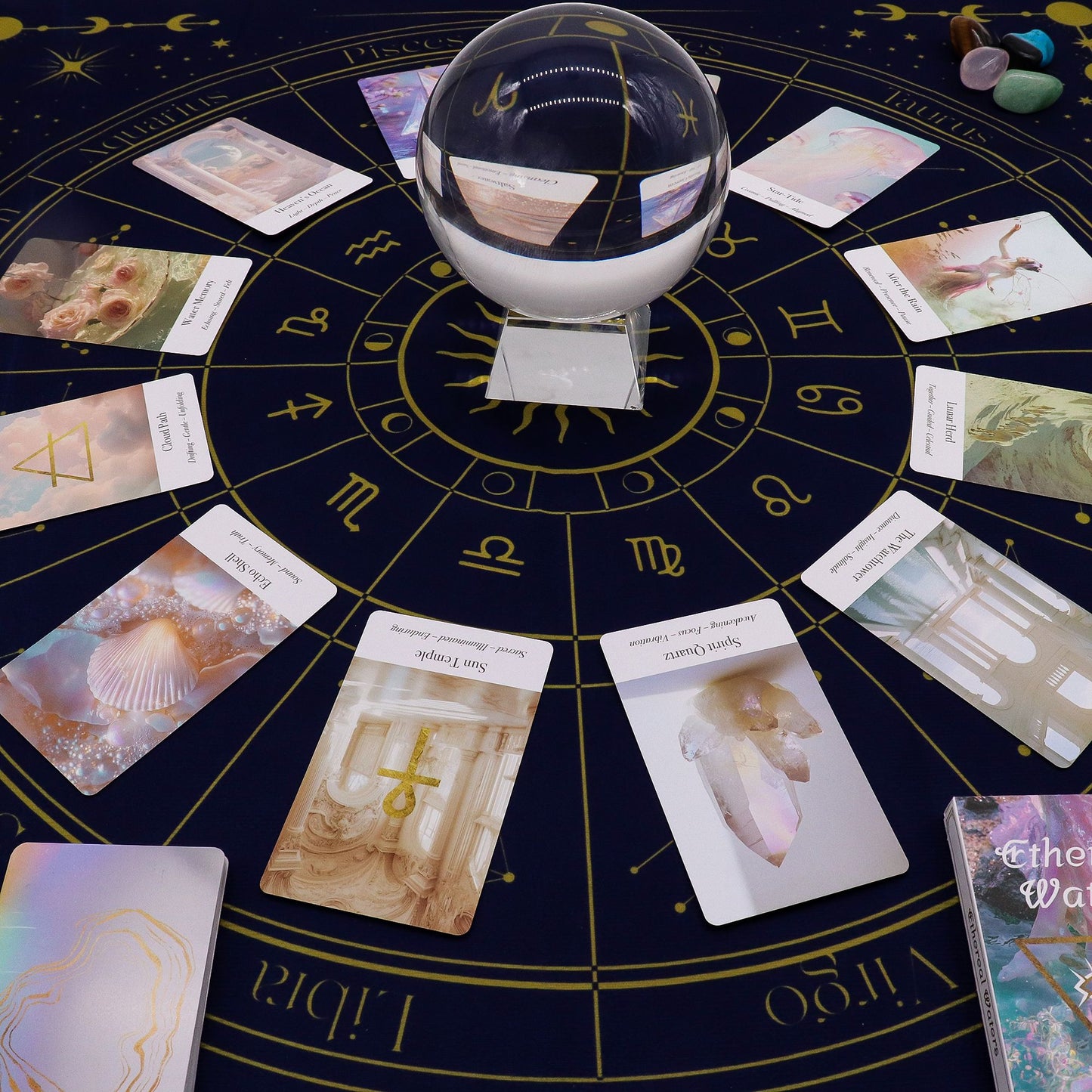 Zodiac Tarot Cloth – Align Your Readings with the Stars