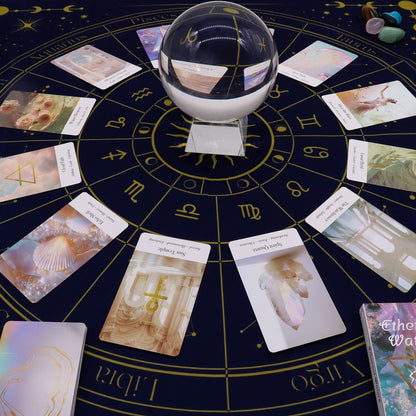 Zodiac Tarot Cloth – Align Your Readings with the Stars