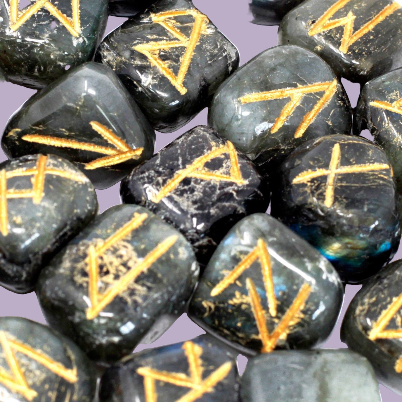 Labradorite Runes – Mystical Guidance in Every Stone