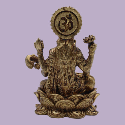 Handcrafted Brass Goddess Saraswati Figurine