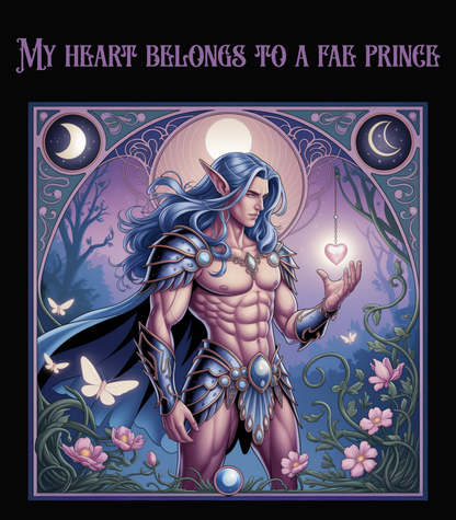 My Heart Belongs to a Fae Prince – Cropped Tee
