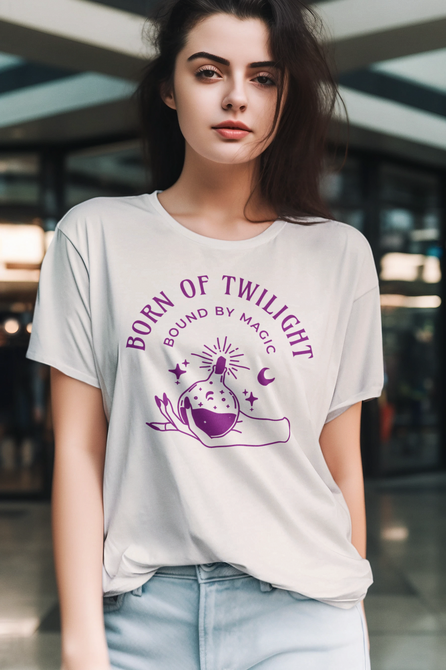 Born of Twilight, Bound by Magic Organic Cotton T-Shirt